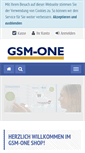 Mobile Screenshot of gsm-one.de